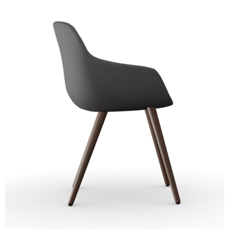 Calligaris Igloo Upholstered Tub Chair with Wooden Legs Wayfair